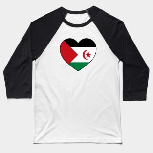 Heart - Western Sahara Baseball T-Shirt